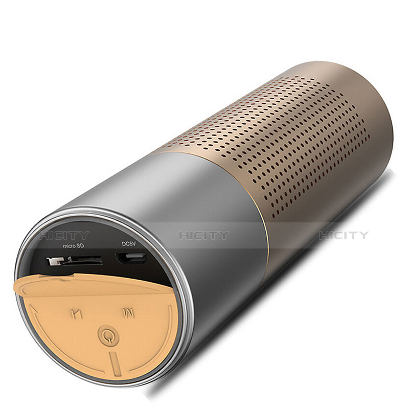 Altoparlante Casse Mini Bluetooth Sostegnoble Stereo Speaker S15 Oro