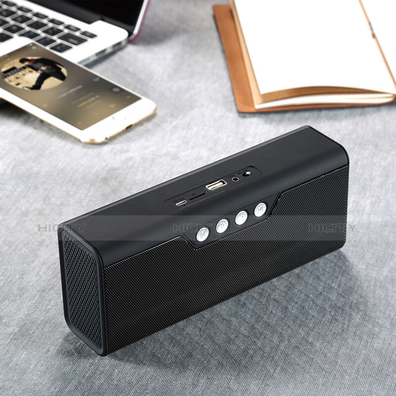 Altoparlante Casse Mini Bluetooth Sostegnoble Stereo Speaker S17 Nero