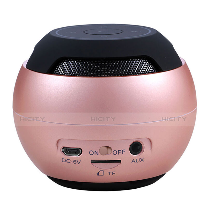 Altoparlante Casse Mini Bluetooth Sostegnoble Stereo Speaker S22 Oro Rosa