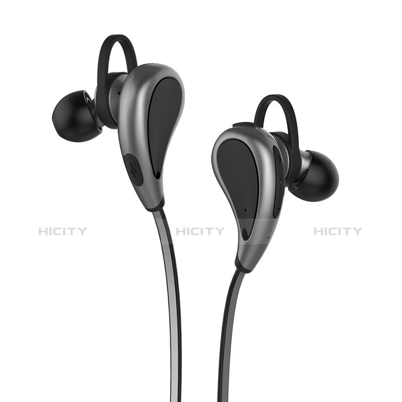 Auricolare Bluetooth Cuffie Stereo Senza Fili Sport Corsa H41 Grigio