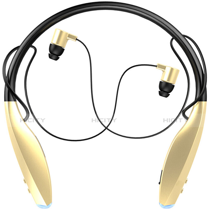 Auricolare Bluetooth Cuffie Stereo Senza Fili Sport Corsa H51 Oro