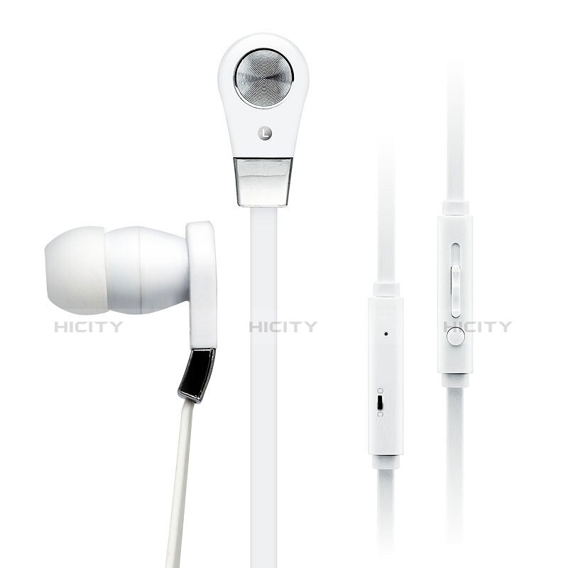 Auricolari Cuffia In Ear Stereo Universali Sport Corsa Bianco