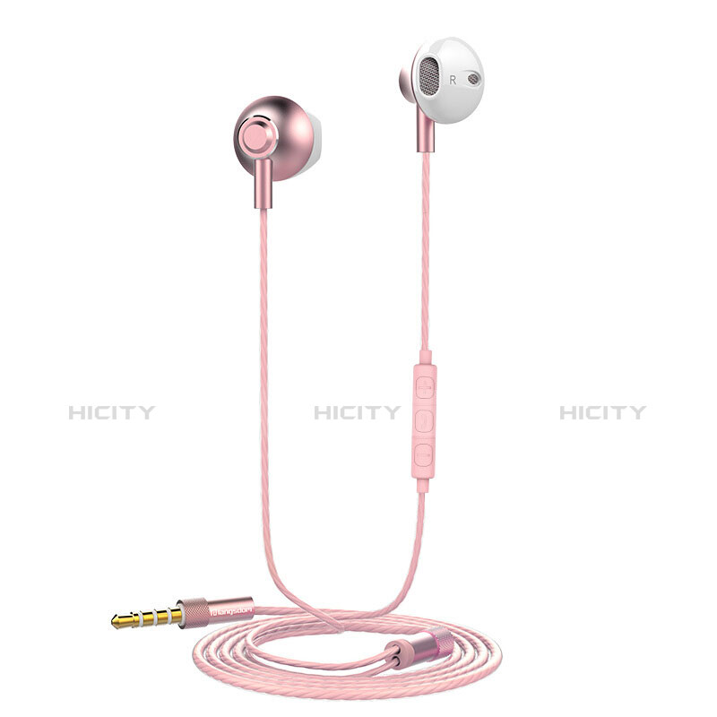 Auricolari Cuffia In Ear Stereo Universali Sport Corsa H05 Rosa