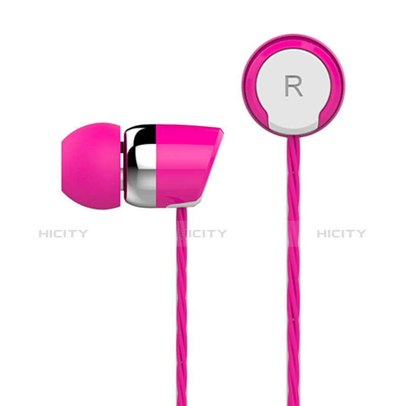 Auricolari Cuffie In Ear Stereo Universali Sport Corsa H16 Rosa Caldo