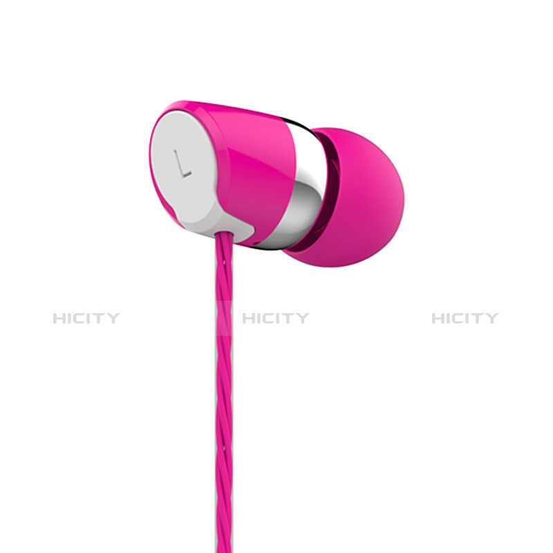 Auricolari Cuffie In Ear Stereo Universali Sport Corsa H16 Rosa Caldo