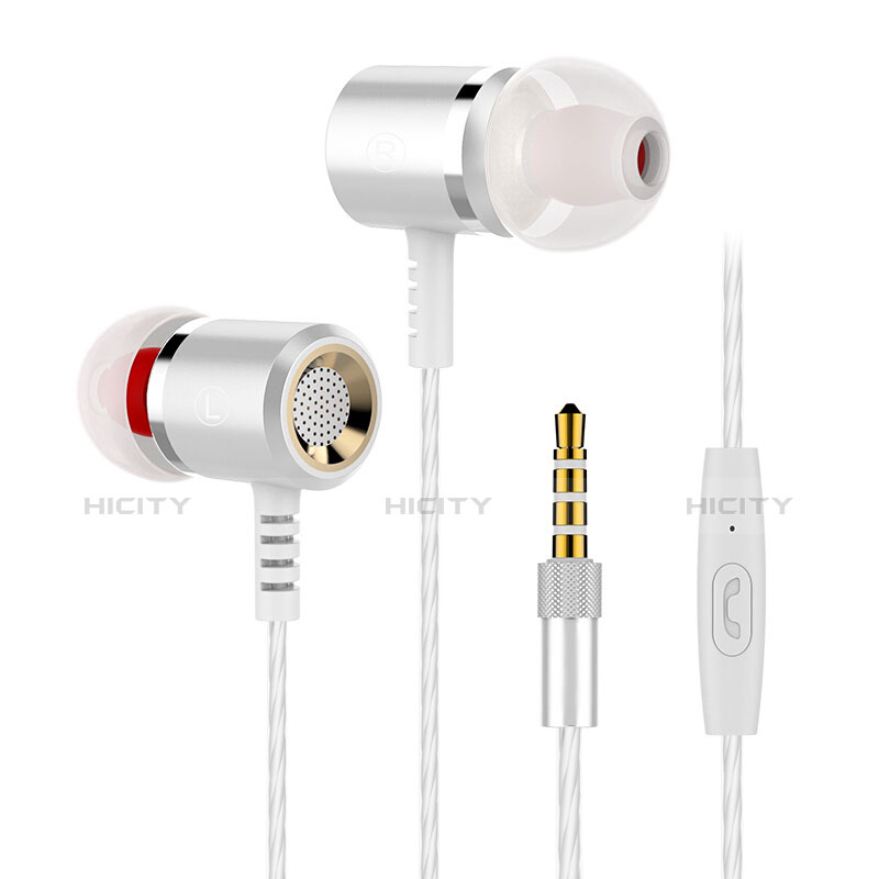 Auricolari Cuffie In Ear Stereo Universali Sport Corsa H25 Argento