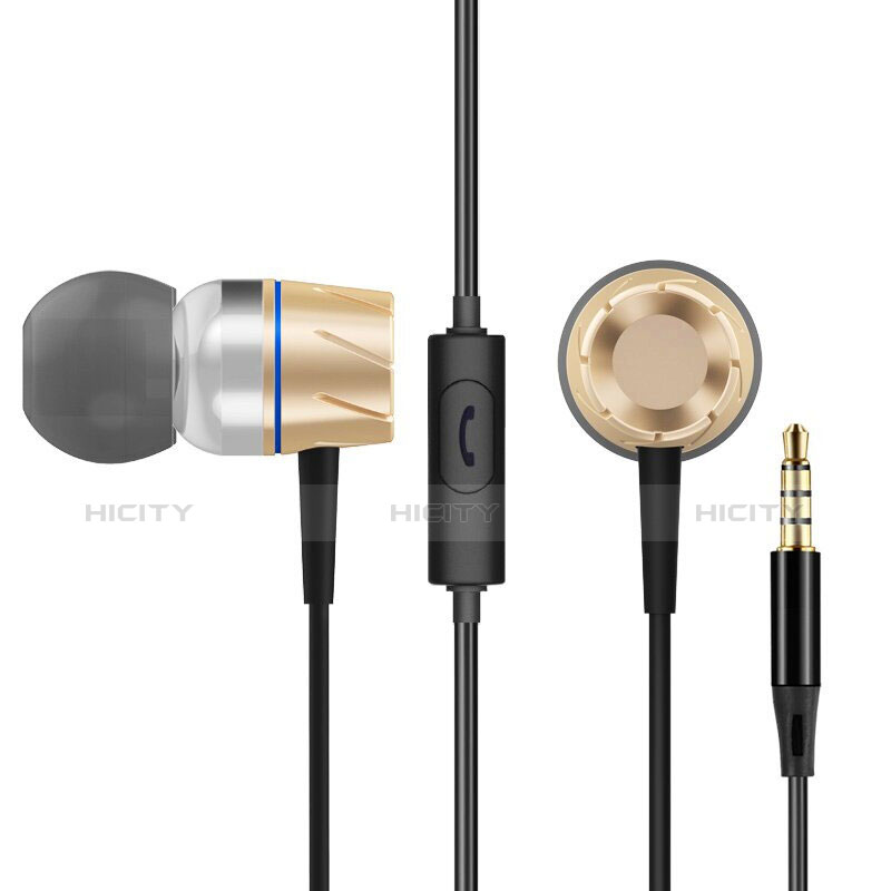 Auricolari Cuffie In Ear Stereo Universali Sport Corsa H30 Oro