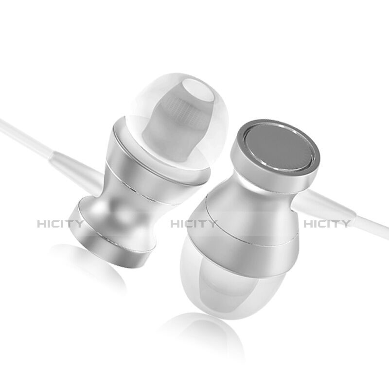 Auricolari Cuffie In Ear Stereo Universali Sport Corsa H34 Argento