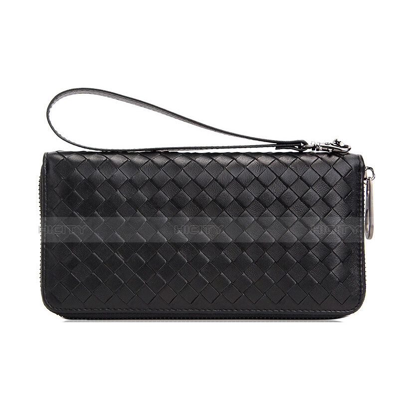 Borsetta Pochette Custodia In Pelle Diamante Universale H15 Nero