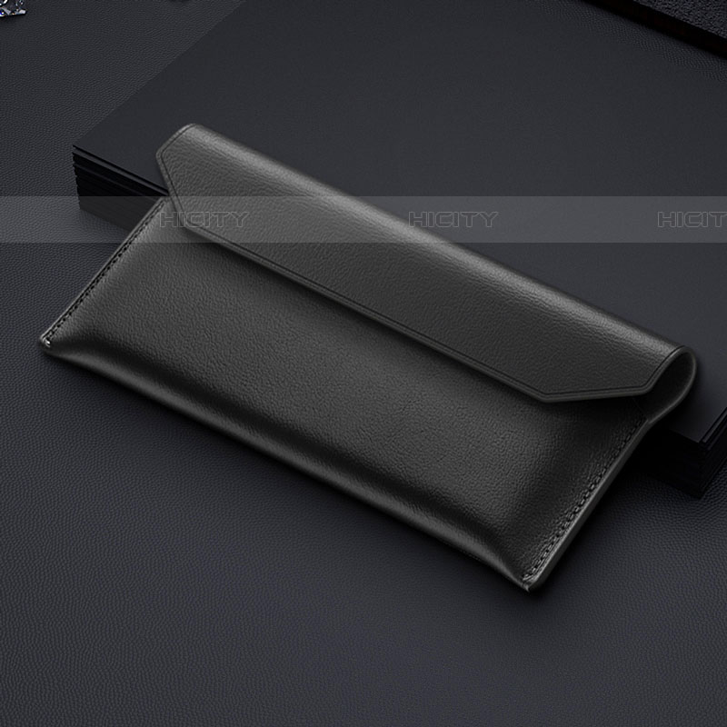 Borsetta Pochette Custodia In Pelle per Samsung Galaxy Z Fold4 5G Nero