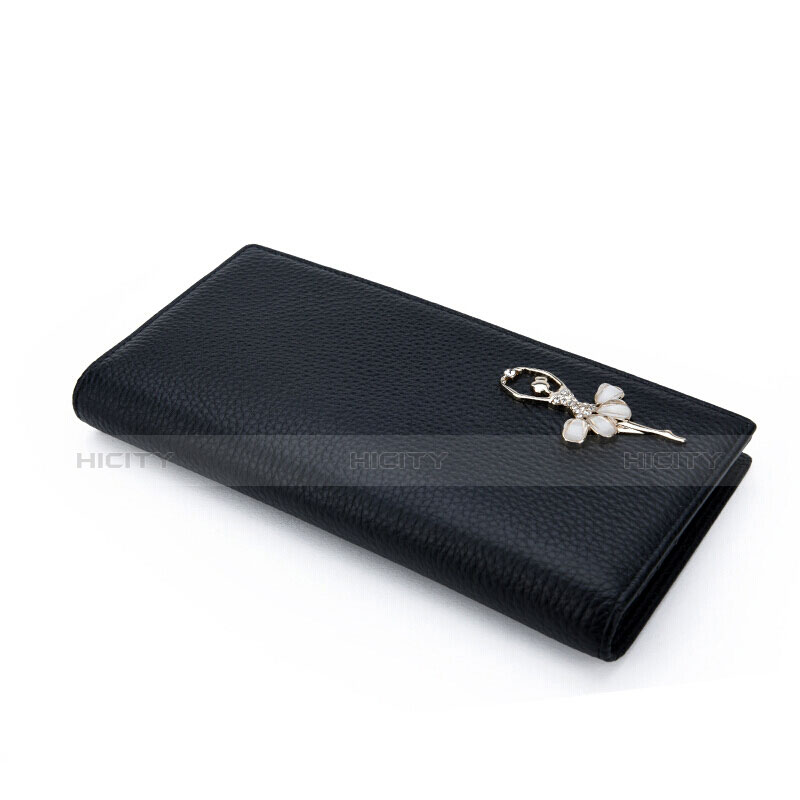 Borsetta Pochette Custodia In Pelle Ragazza Danzante Universale Nero