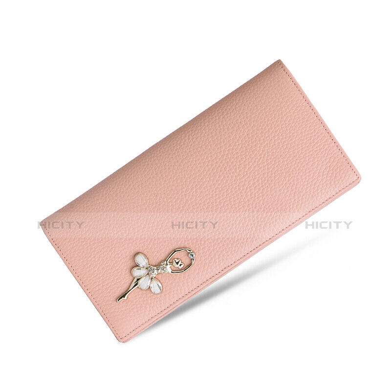 Borsetta Pochette Custodia In Pelle Ragazza Danzante Universale Rosa