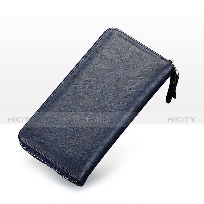 Borsetta Pochette Custodia In Pelle Universale H09 Blu