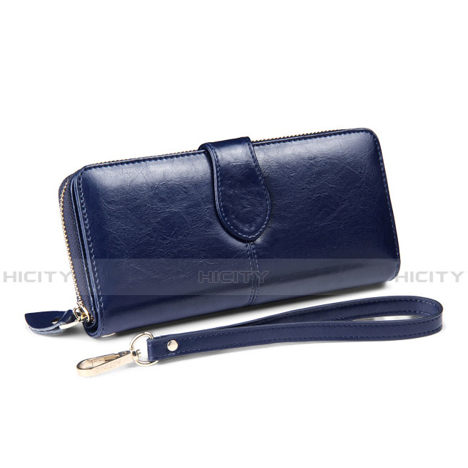 Borsetta Pochette Custodia In Pelle Universale H33 Blu