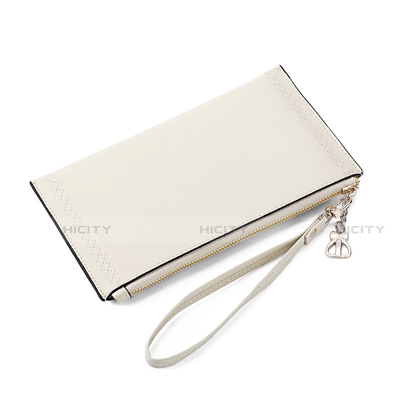 Borsetta Pochette Custodia In Pelle Universale K15 Bianco