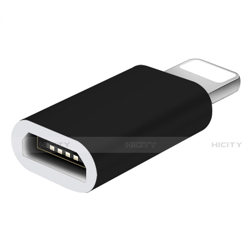 Cavo Android Micro USB a Lightning USB H01 per Apple iPhone 11 Pro Max Nero