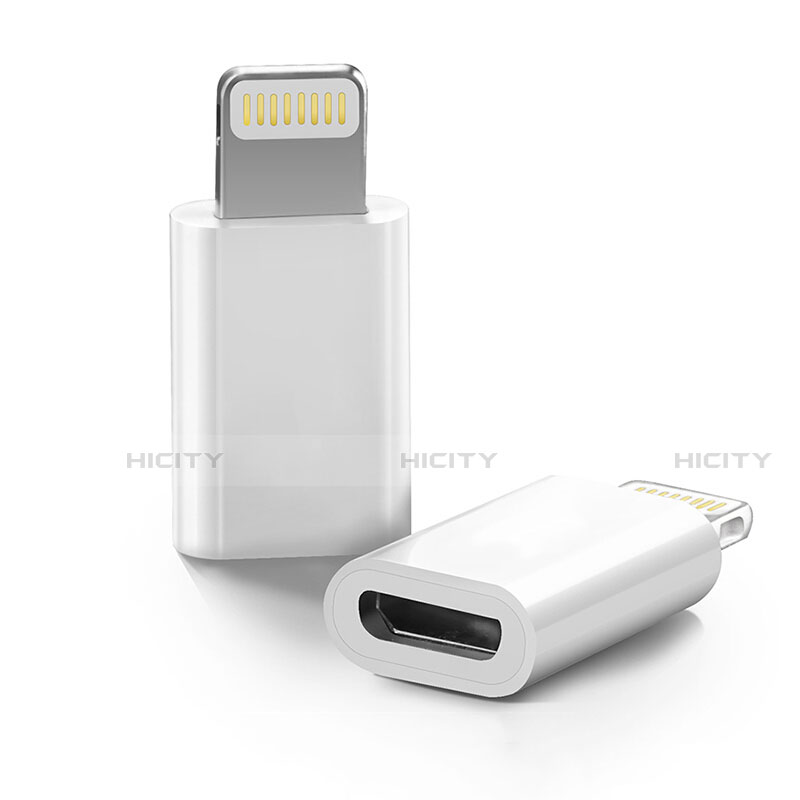 Cavo Android Micro USB a Lightning USB H01 per Apple iPhone 12 Max Bianco