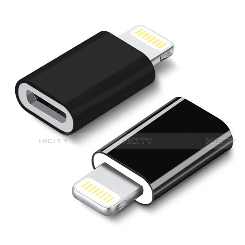 Cavo Android Micro USB a Lightning USB H01 per Apple iPhone 12 Max Nero