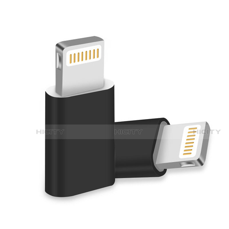 Cavo Android Micro USB a Lightning USB H01 per Apple iPhone 12 Nero