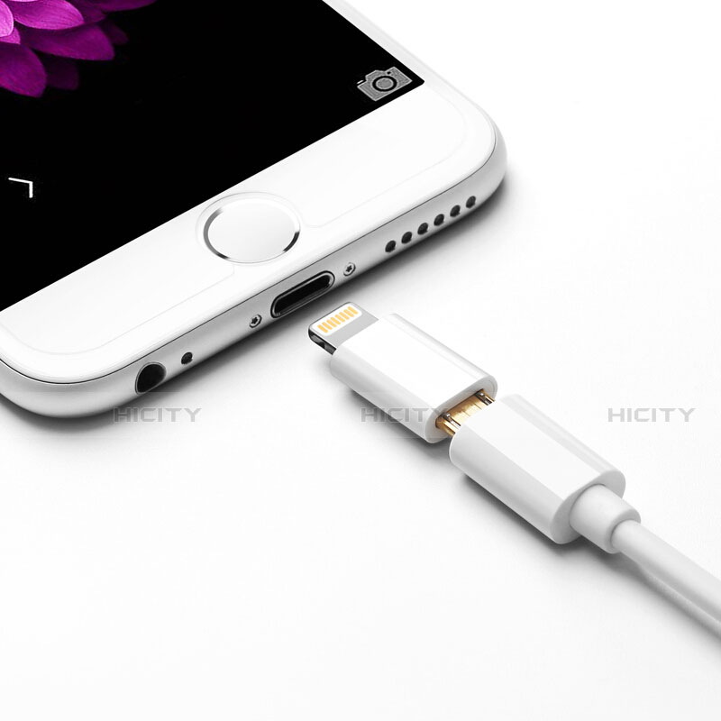 Cavo Android Micro USB a Lightning USB H01 per Apple iPhone 12 Pro Bianco