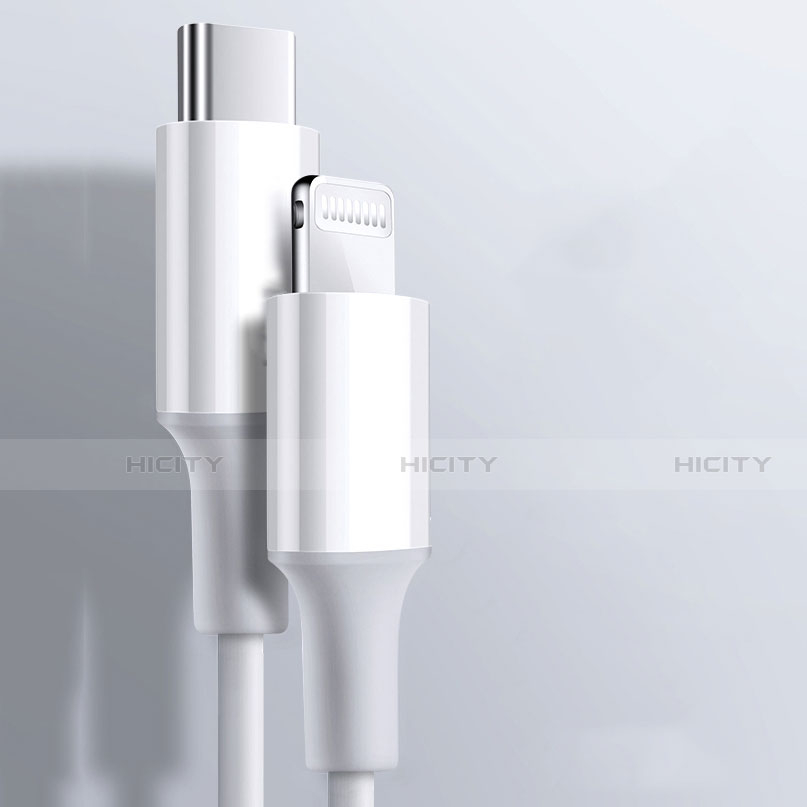 Cavo da USB a Cavetto Ricarica Carica C02 per Apple iPad Pro 11 (2020) Bianco