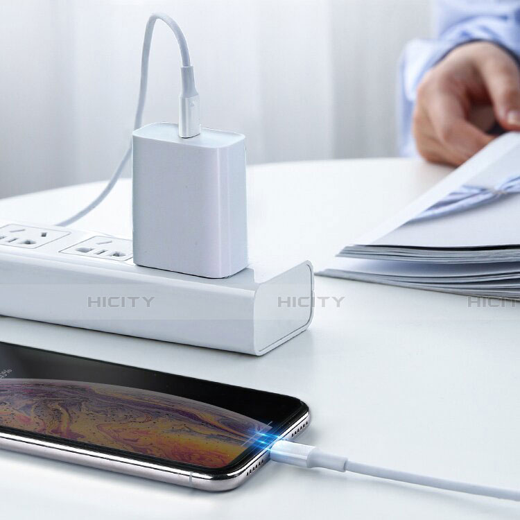 Cavo da USB a Cavetto Ricarica Carica C02 per Apple iPhone SE (2020) Bianco