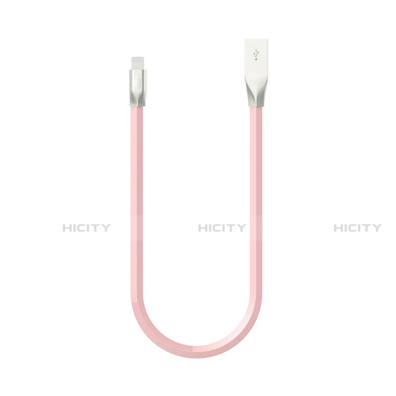 Cavo da USB a Cavetto Ricarica Carica C06 per Apple iPhone 12 Rosa