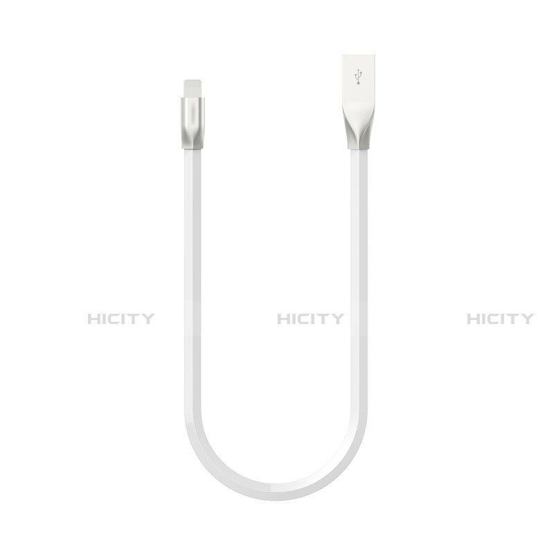 Cavo da USB a Cavetto Ricarica Carica C06 per Apple iPhone SE (2020) Bianco