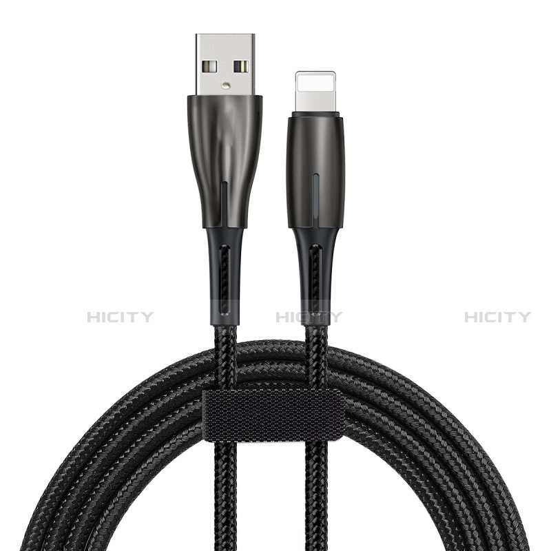 Cavo da USB a Cavetto Ricarica Carica D02 per Apple iPad 3 Nero