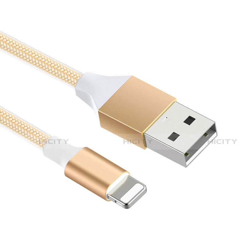 Cavo da USB a Cavetto Ricarica Carica D04 per Apple iPhone 12 Mini Oro