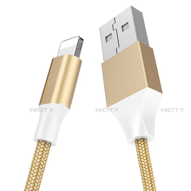 Cavo da USB a Cavetto Ricarica Carica D04 per Apple iPhone 5C Oro