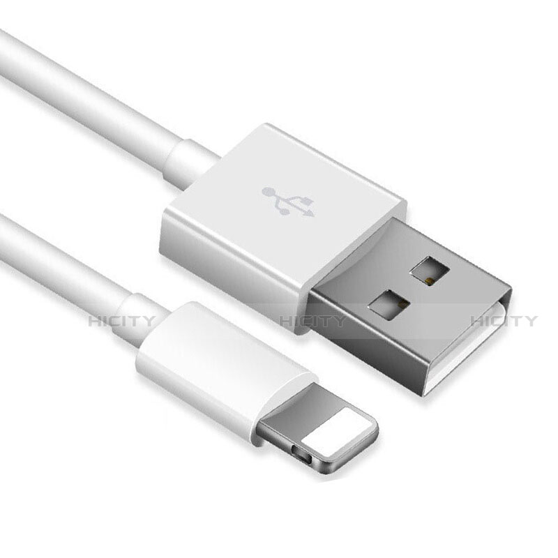 Cavo da USB a Cavetto Ricarica Carica D12 per Apple iPad 10.2 (2020) Bianco