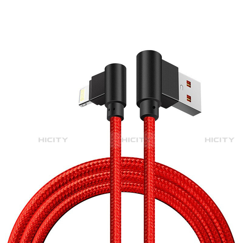 Cavo da USB a Cavetto Ricarica Carica D15 per Apple iPad Air 3 Rosso