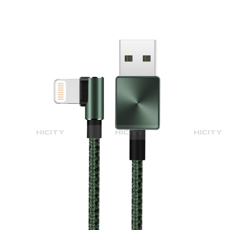 Cavo da USB a Cavetto Ricarica Carica D19 per Apple iPad 10.2 (2020) Verde