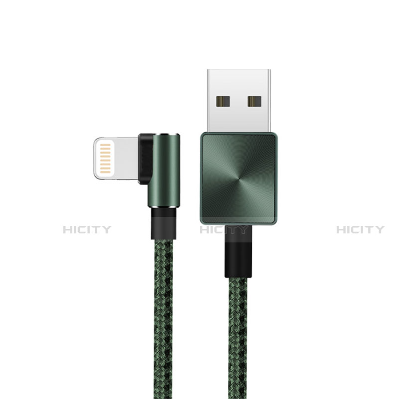 Cavo da USB a Cavetto Ricarica Carica D19 per Apple iPad 2 Verde