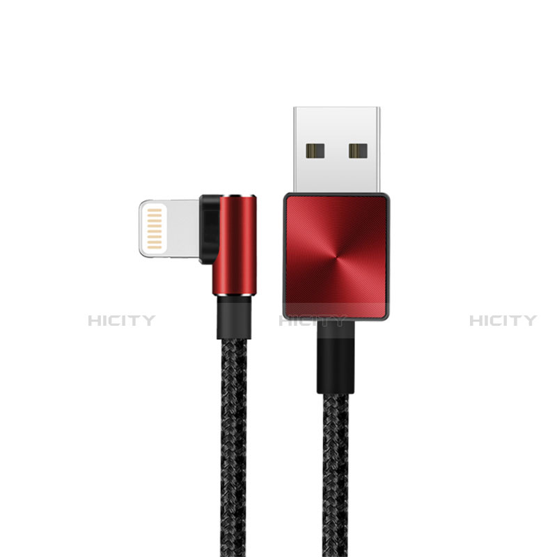 Cavo da USB a Cavetto Ricarica Carica D19 per Apple iPad Mini 4 Rosso