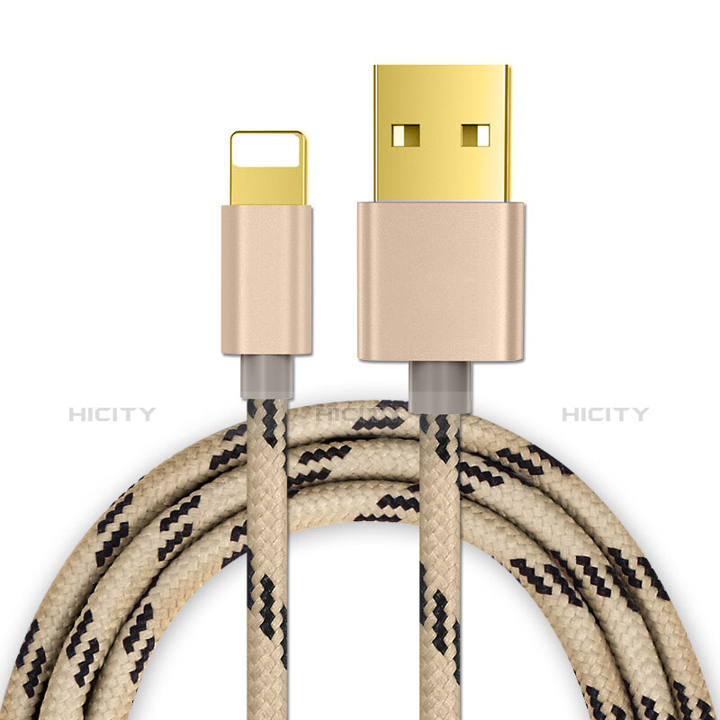 Cavo da USB a Cavetto Ricarica Carica L01 per Apple iPad Pro 12.9 (2020) Oro