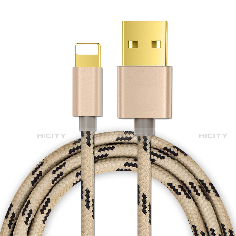 Cavo da USB a Cavetto Ricarica Carica L01 per Apple iPhone 13 Oro