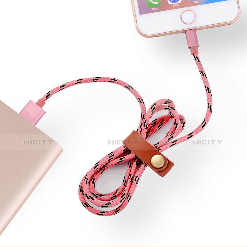 Cavo da USB a Cavetto Ricarica Carica L05 per Apple iPad New Air (2019) 10.5 Rosa