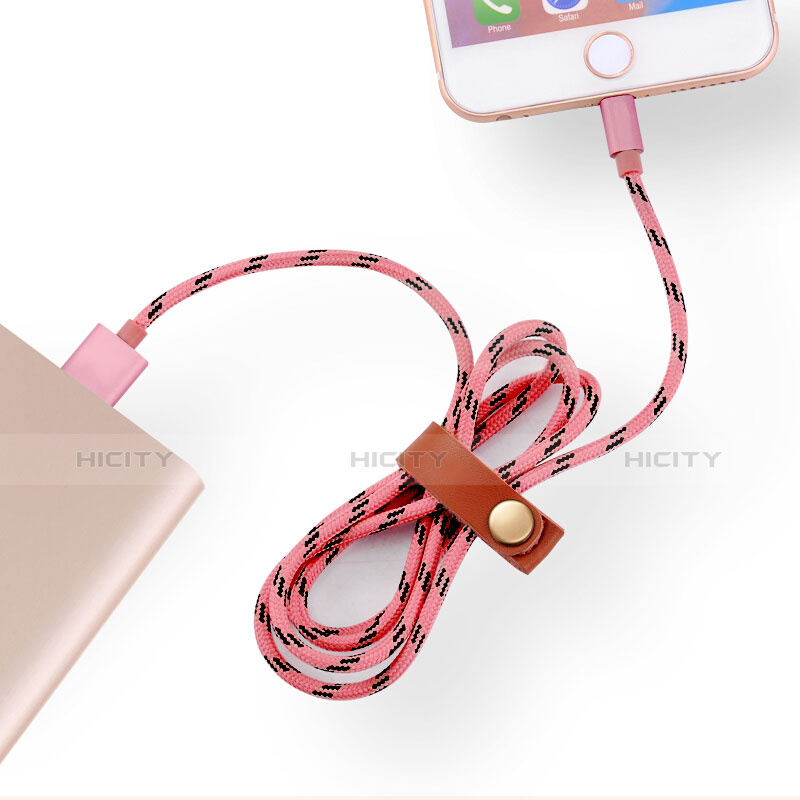 Cavo da USB a Cavetto Ricarica Carica L05 per Apple iPhone 11 Rosa