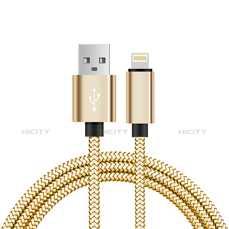 Cavo da USB a Cavetto Ricarica Carica L07 per Apple iPad Mini 5 (2019) Oro