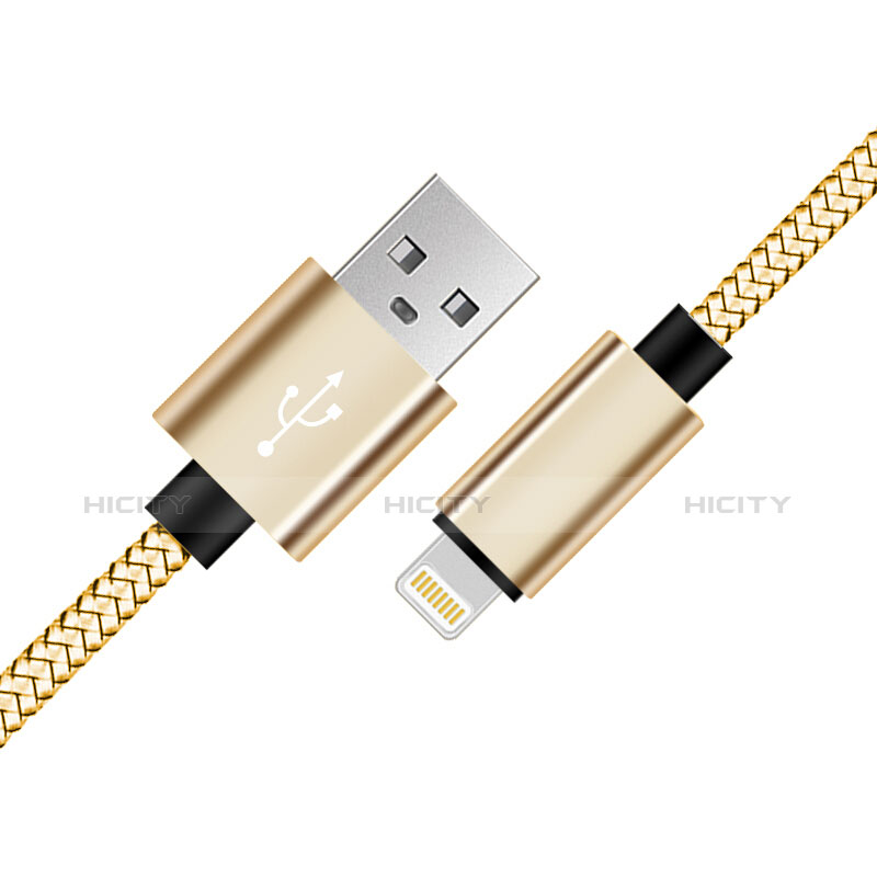 Cavo da USB a Cavetto Ricarica Carica L07 per Apple iPad Mini 5 (2019) Oro