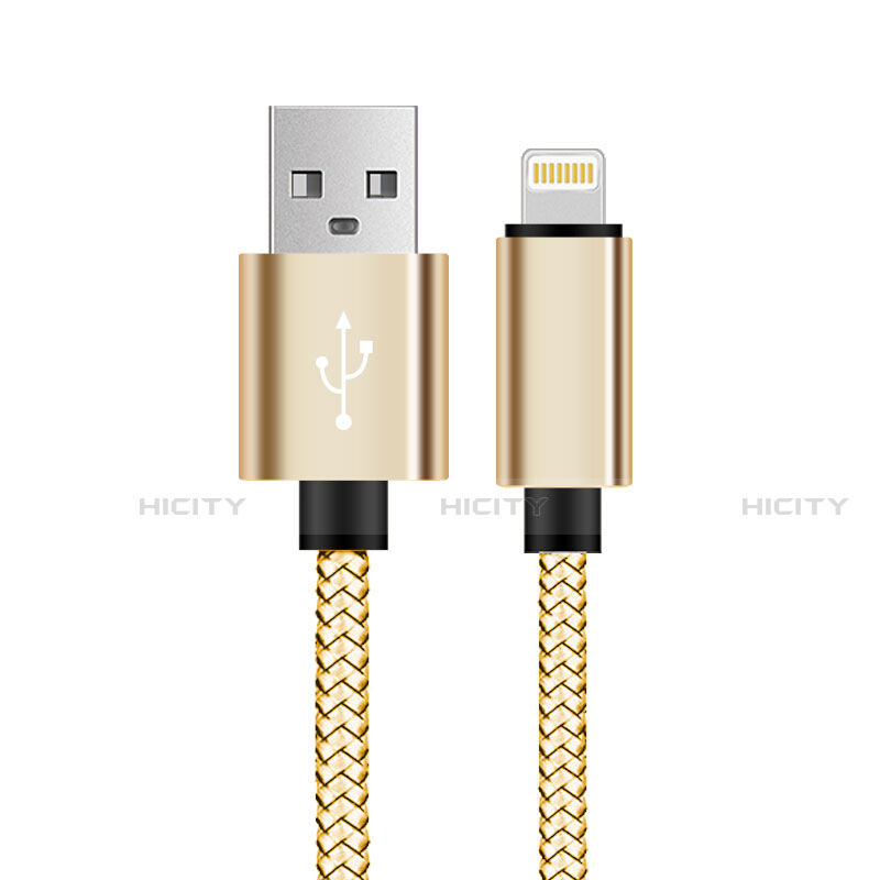 Cavo da USB a Cavetto Ricarica Carica L07 per Apple iPhone 12 Pro Max Oro