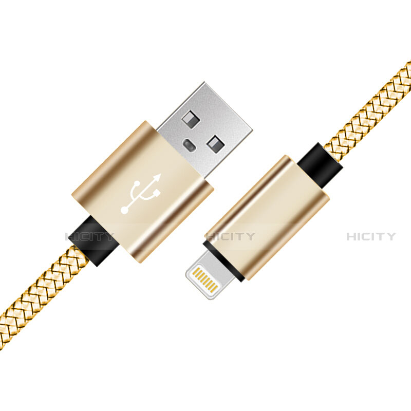 Cavo da USB a Cavetto Ricarica Carica L07 per Apple iPhone 12 Pro Max Oro