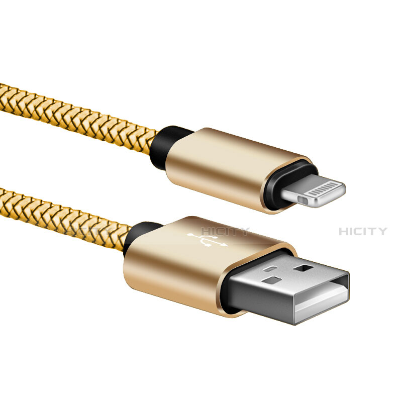 Cavo da USB a Cavetto Ricarica Carica L07 per Apple iPhone 12 Pro Max Oro