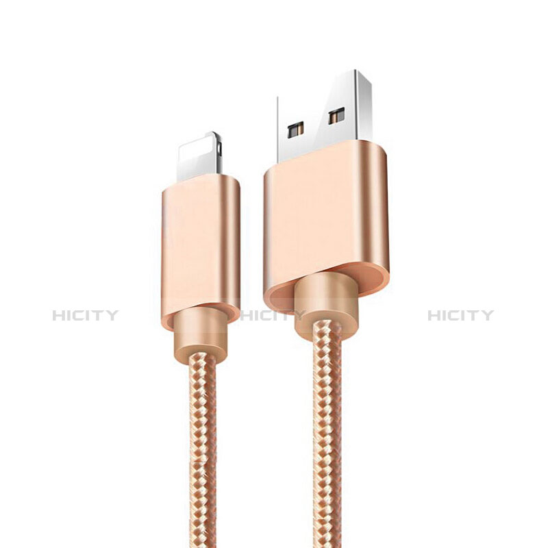 Cavo da USB a Cavetto Ricarica Carica L08 per Apple iPad Mini 5 (2019) Oro