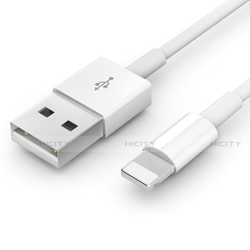 Cavo da USB a Cavetto Ricarica Carica L09 per Apple iPhone 14 Pro Bianco