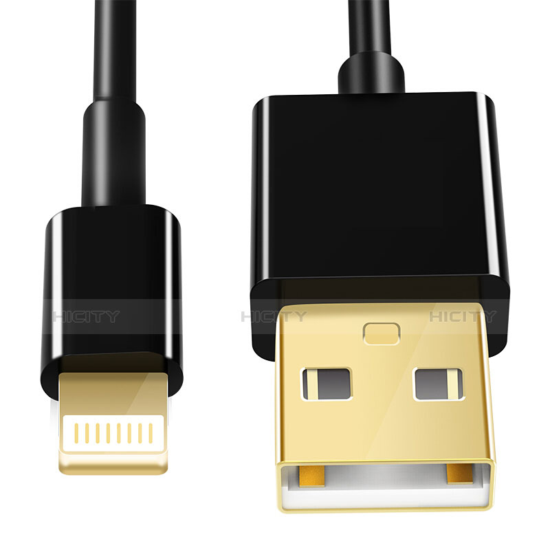 Cavo da USB a Cavetto Ricarica Carica L12 per Apple iPad 4 Nero