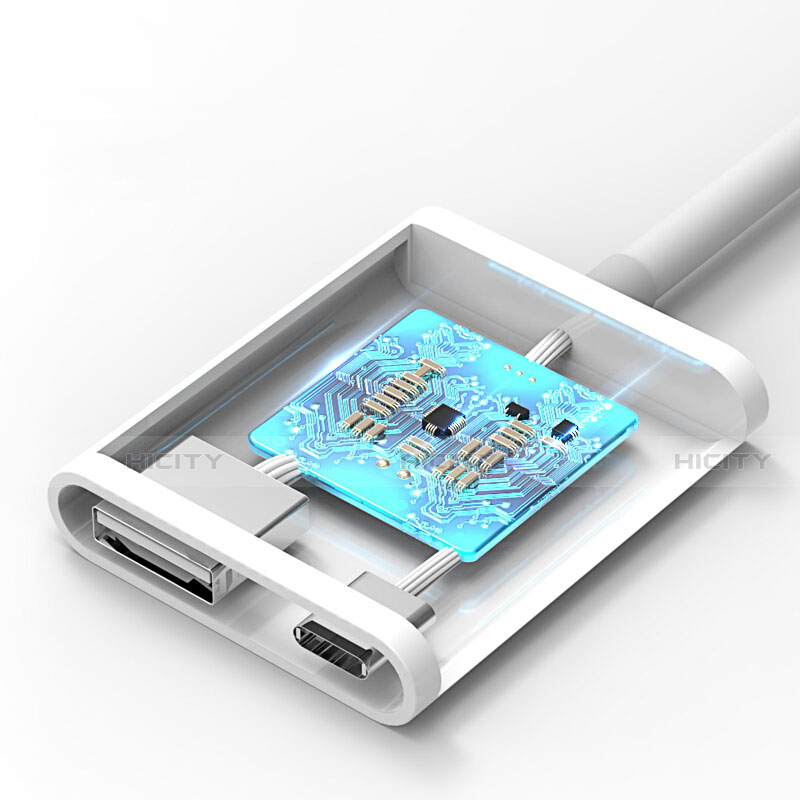 Cavo Lightning a USB OTG H01 per Apple iPad Mini 2 Bianco