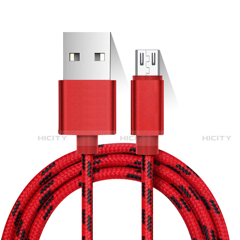 Cavo Micro USB Android Universale M01 Rosso